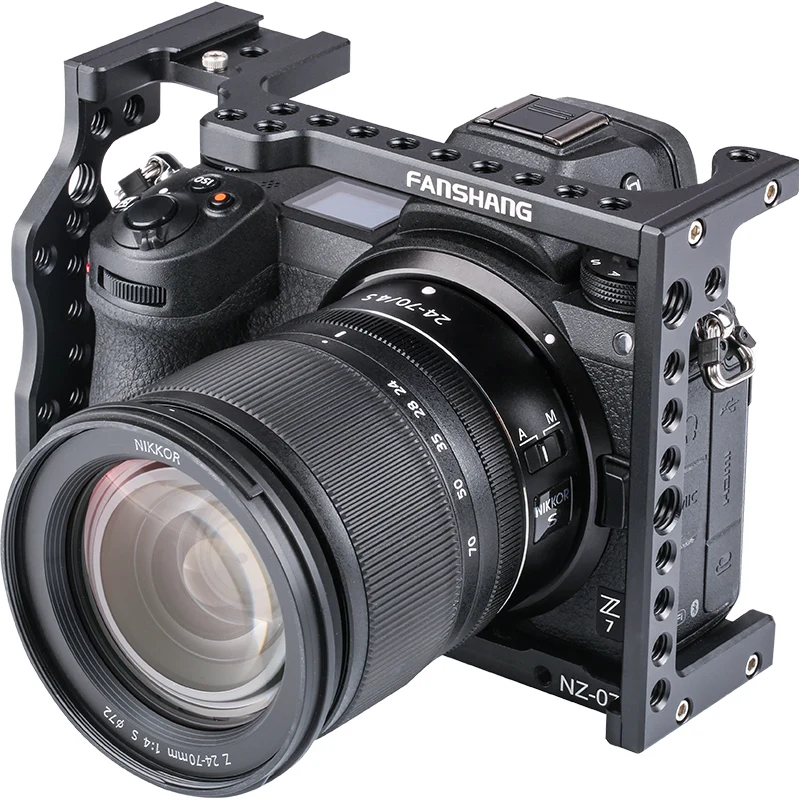 Aluminum Camera Cage Rig Handle Film Movie Arm support bracket Stabilizer for nikon z z6 z7 video Microphone Monitor
Aluminum Camera Cage Rig Handle Film Movie Arm support bracket Stabilizer for nikon z z6 z7 video Microphone Monitor