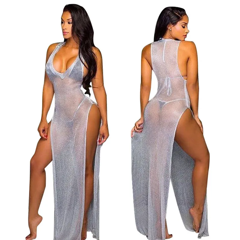 Women Summer Beach Style Sleeveless Bathing Suit Cover Up Beach Dresses Swimwear Swimsuit Dress Plus Size XL
Women Summer Beach Style Sleeveless Bathing Suit Cover Up Beach Dresses Swimwear Swimsuit Dress Plus Size XL