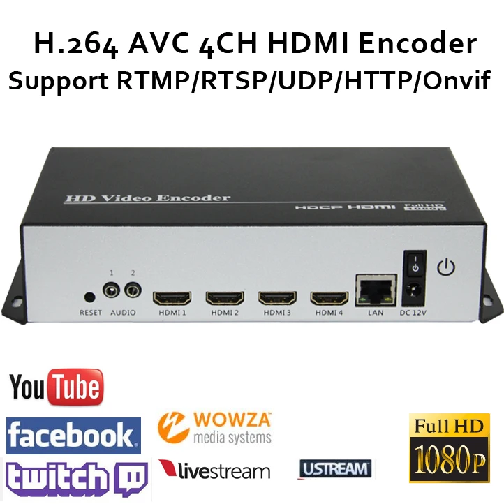 Кодировщик для потокового видеокодера esтруда H.264 HD для поддержки прямых трансляций RTMPS/SRT/UDP/RTP/RTSP/FLV/M3U8
Кодировщик для потокового видеокодера esтруда H.264 HD для поддержки прямых трансляций RTMPS/SRT/UDP/RTP/RTSP/FLV/M3U8