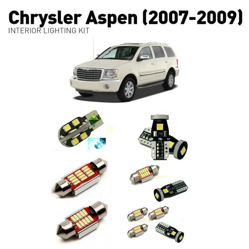 Led interior lights For Chrysler aspen 2007-2009 13pc Led Lights For Cars lighting kit automotive bulbs Canbus
Led interior lights For Chrysler aspen 2007-2009 13pc Led Lights For Cars lighting kit automotive bulbs Canbus