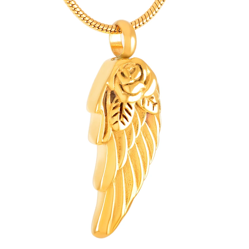 IJD8371Cremation Park Angel Wing Shallow Stainless Steel Pendant Jewelry Urn Necklace Souvenir 
IJD8371Cremation Park Angel Wing Shallow Stainless Steel Pendant Jewelry Urn Necklace Souvenir
