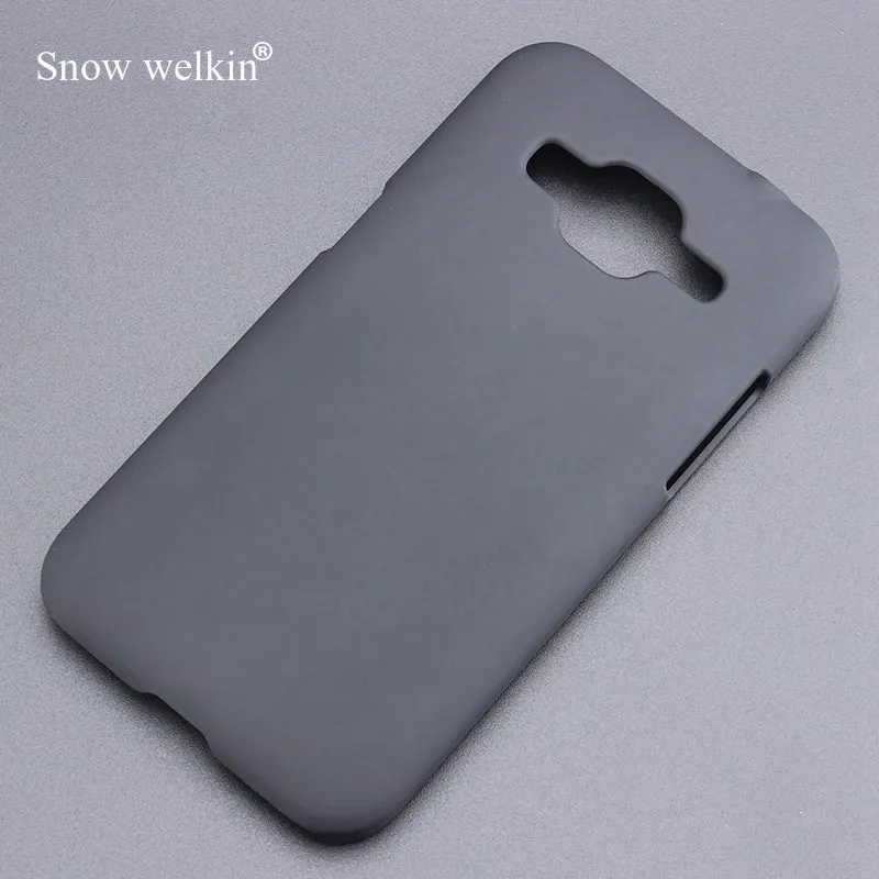 Прорезиненный матовый пластиковый жесткий чехол Snow Welkin для Samsung Galaxy Core Prime LTE SM G360