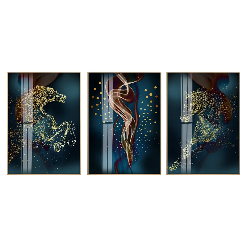 New Chinese modern simple modern decorative painting hotel art hanging drawing office living room mural Golden success Unframed
New Chinese modern simple modern decorative painting hotel art hanging drawing office living room mural Golden success Unframed