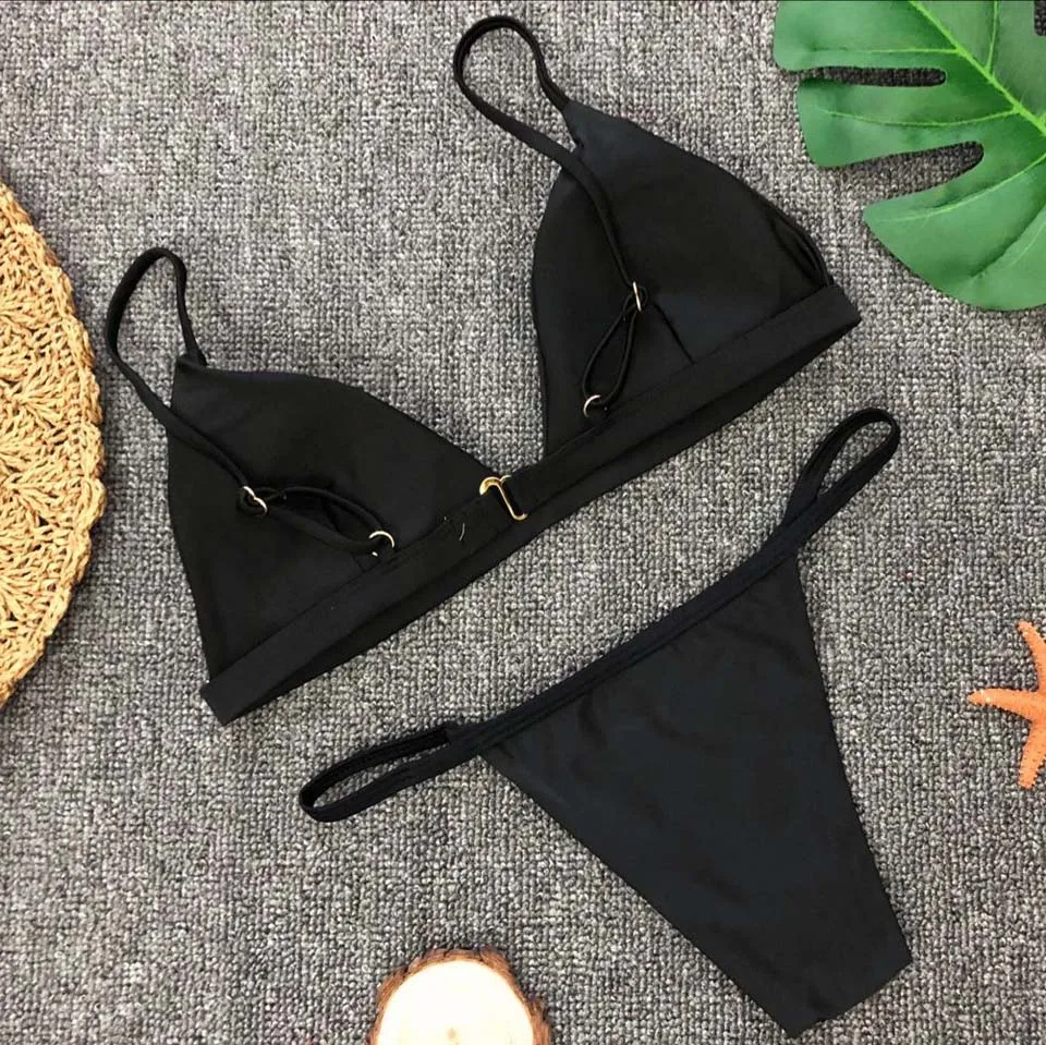 Karlofea Sexy Women Sunbathing Beachwear Suit Two Piece Set Strap Bra Top And Shorts Beach Set Solid Color Hot Brazilian Biquini
Karlofea Sexy Women Sunbathing Beachwear Suit Two Piece Set Strap Bra Top And Shorts Beach Set Solid Color Hot Brazilian Biquini