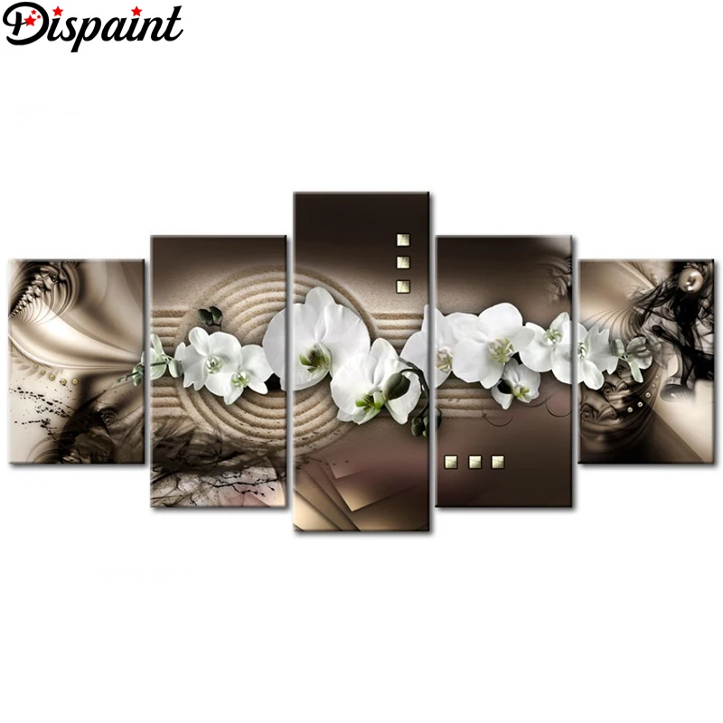 Dispaint 5pcs Full Square/Round Drill 5D DIY Diamond Painting "Flower orchid" Multi-picture Combination Embroidery 5D Decor
Dispaint 5pcs Full Square/Round Drill 5D DIY Diamond Painting "Flower orchid" Multi-picture Combination Embroidery 5D Decor