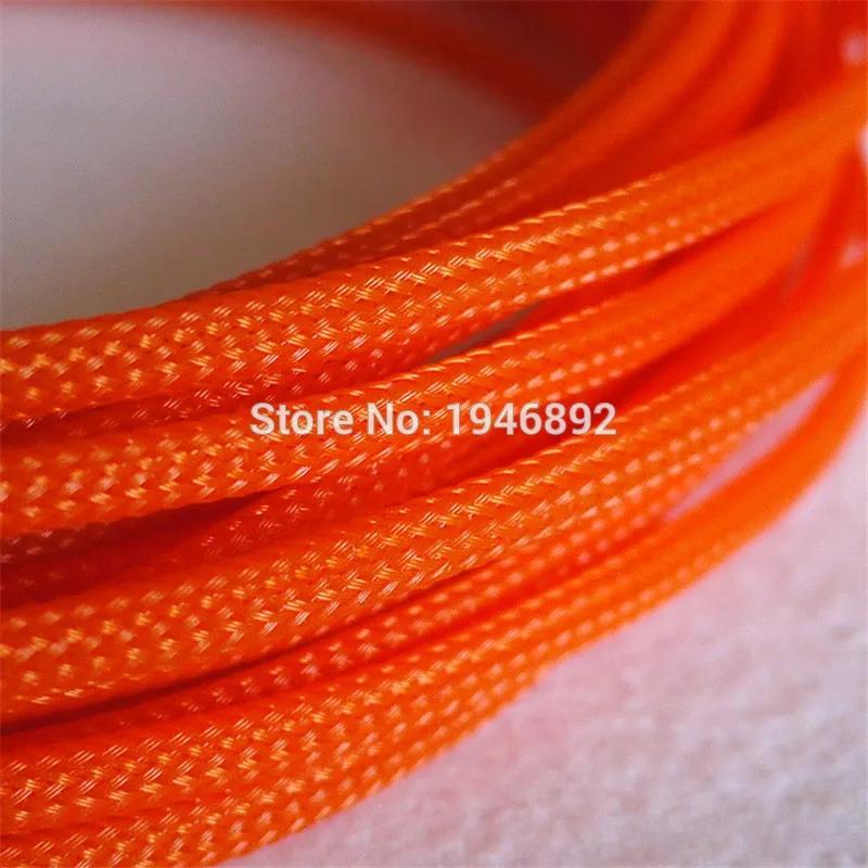 1/5/10/50/200 Meters Orange - High quality 4mm Braid PET Expandable Sleeving High Density Sheathing Plaited Cable Sleeves
1/5/10/50/200 Meters Orange - High quality 4mm Braid PET Expandable Sleeving High Density Sheathing Plaited Cable Sleeves