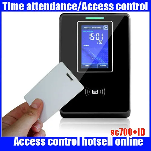 TCP/IP USB-хост сеть сенсорный экран Sc700 умный ID контроль доступа система