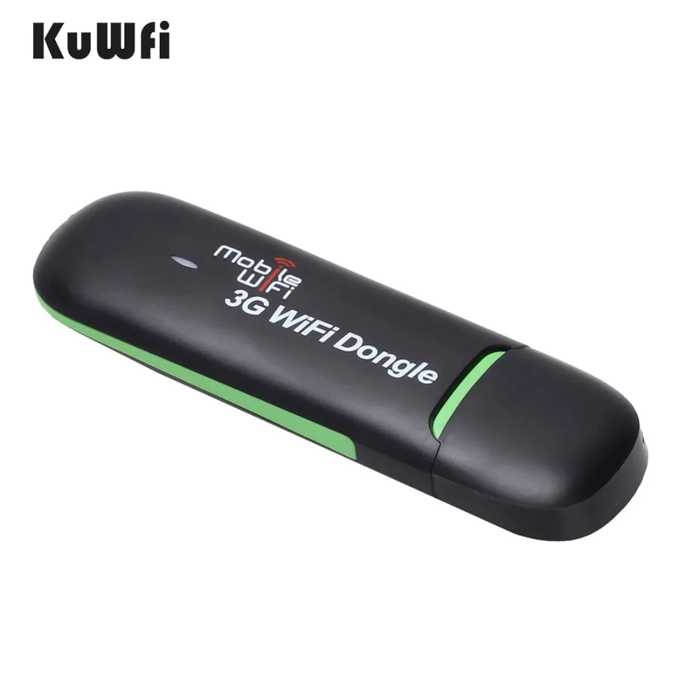 KuWFi 3G WiFi модем портативный USB Wi Fi мобильный беспроводной роутер поддержка 2100mhz 7 2