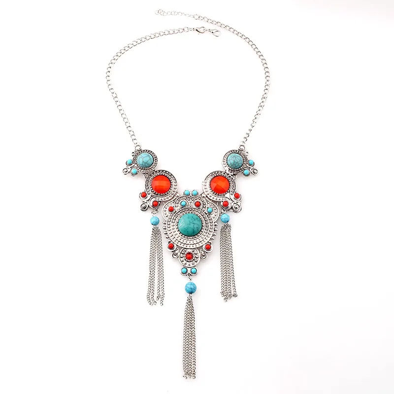 Tassel Necklace For Women Vintage Long Big Necklaces Ethnic Boho Bohemian Necklace Punk Fashion Metal Jewelry Accessories
Tassel Necklace For Women Vintage Long Big Necklaces Ethnic Boho Bohemian Necklace Punk Fashion Metal Jewelry Accessories
