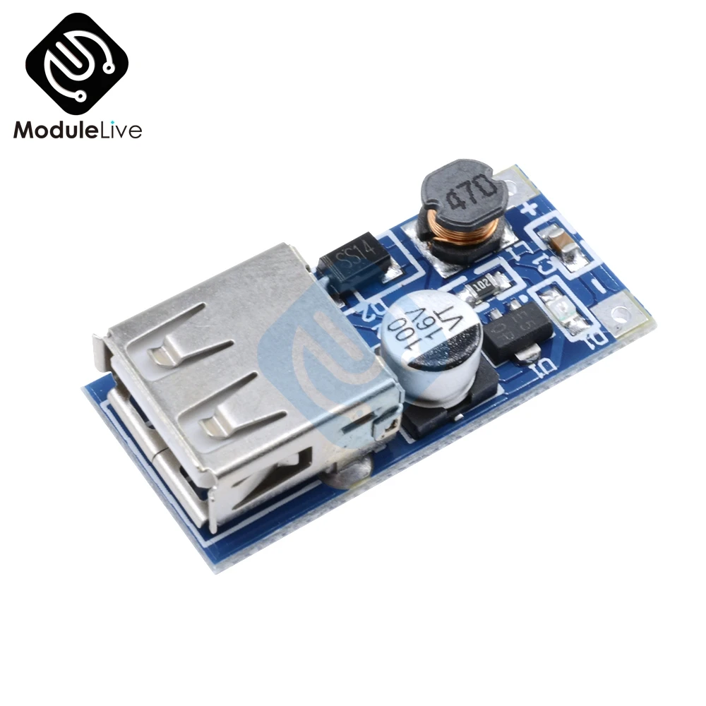 DC-DC 5V USB Step-up Power Boost Module Mini PFM Controller Board 500mA - 600mA PFM Control Mini Mobile Booster High
DC-DC 5V USB Step-up Power Boost Module Mini PFM Controller Board 500mA - 600mA PFM Control Mini Mobile Booster High