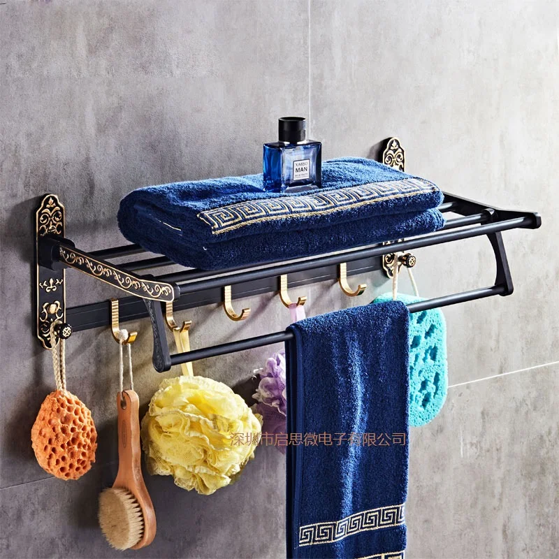 Antique Black Aluminum Space Carved Bathroom Accessories Set Brushed Bathroom Products Towel Shelf Towel Bar Paper Holder
Antique Black Aluminum Space Carved Bathroom Accessories Set Brushed Bathroom Products Towel Shelf Towel Bar Paper Holder