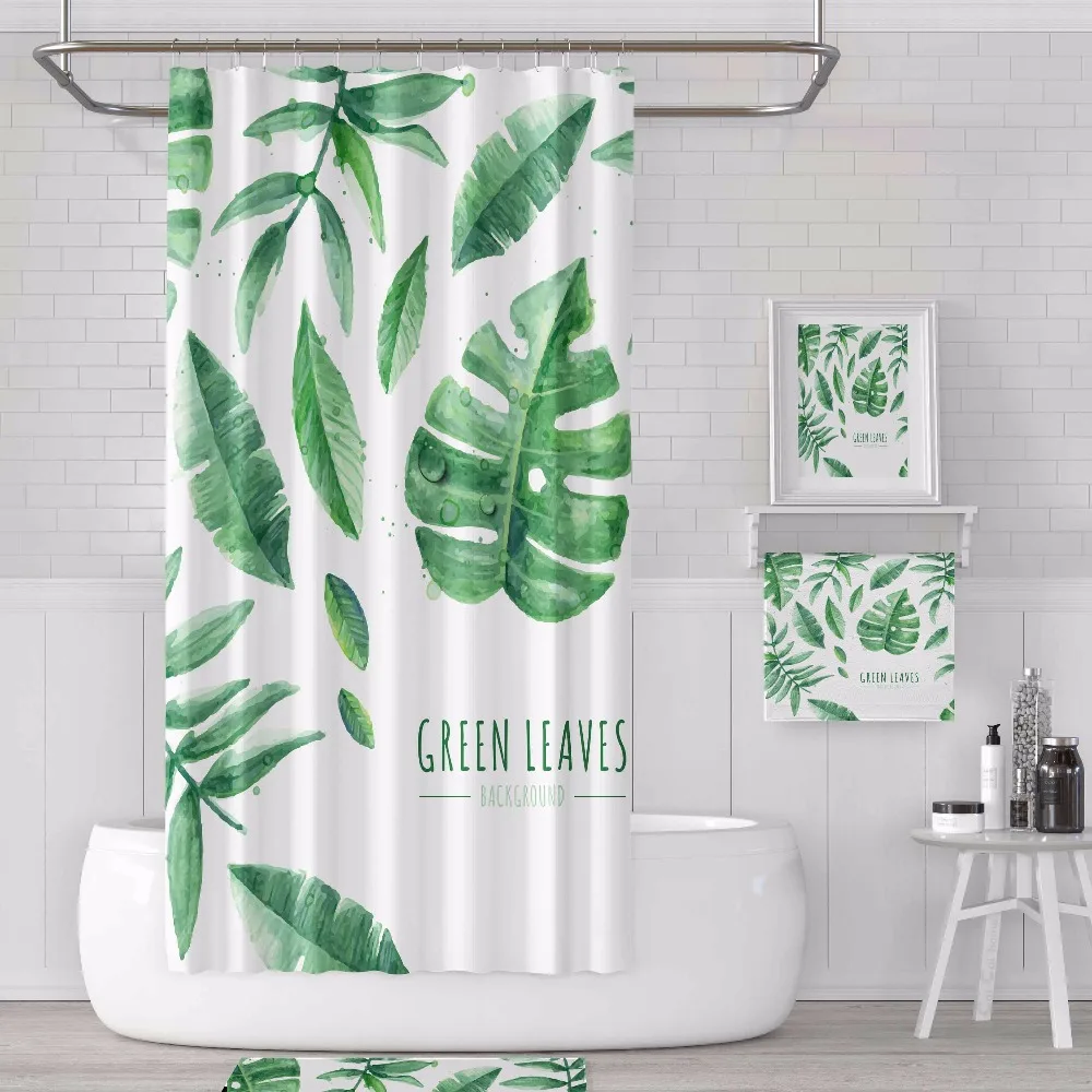 Custom Made Shower Curtain Bathroom Curtain Partition + Hooks 1.2/1.5/1.8/2x1.8m 1.5x2m 1.8x2m 2x2m 2.4x2m Green Leaves White
Custom Made Shower Curtain Bathroom Curtain Partition + Hooks 1.2/1.5/1.8/2x1.8m 1.5x2m 1.8x2m 2x2m 2.4x2m Green Leaves White