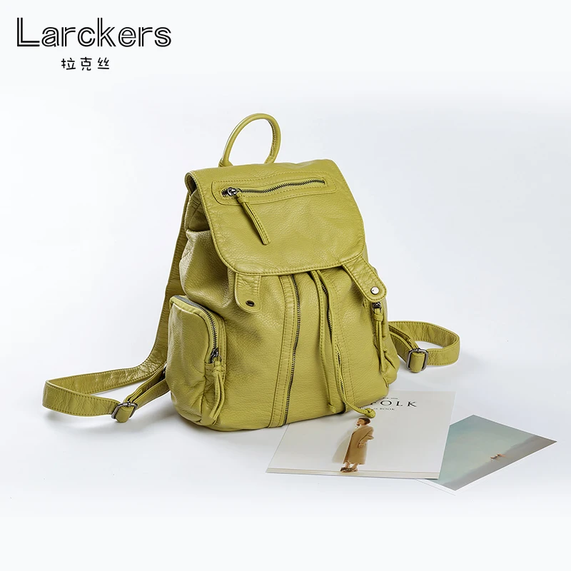 Larckers women soft pu leather women backpack travel backpacks satchel girls casual bag string and cover ladies backpack
Larckers women soft pu leather women backpack travel backpacks satchel girls casual bag string and cover ladies backpack