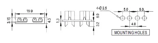 Medium Automotive Blade Fuse Holders PCB board holder fuse Insur | Electrical Ceramics