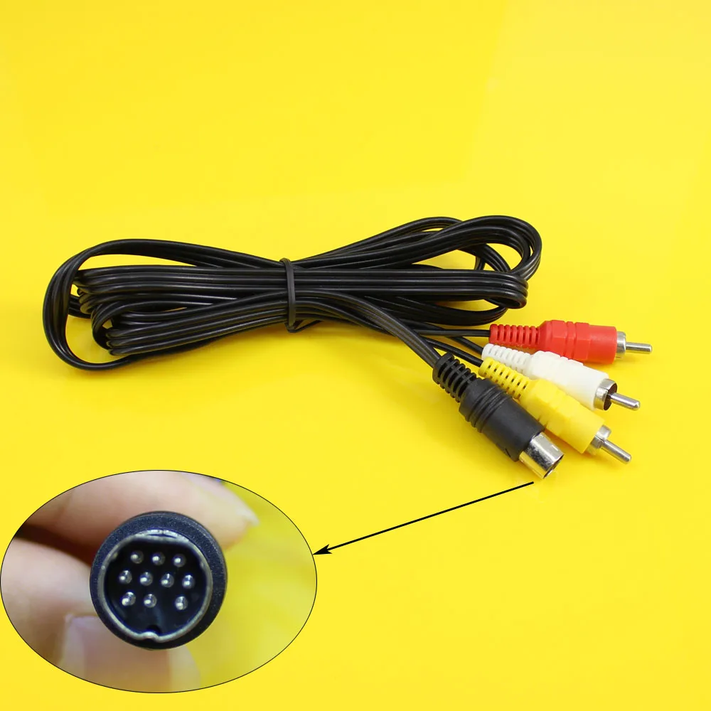 JCD 20pcs 1.8m Stereo AV Audio Video RCA Composite Cable for Sega Saturn System AV Lead
JCD 20pcs 1.8m Stereo AV Audio Video RCA Composite Cable for Sega Saturn System AV Lead