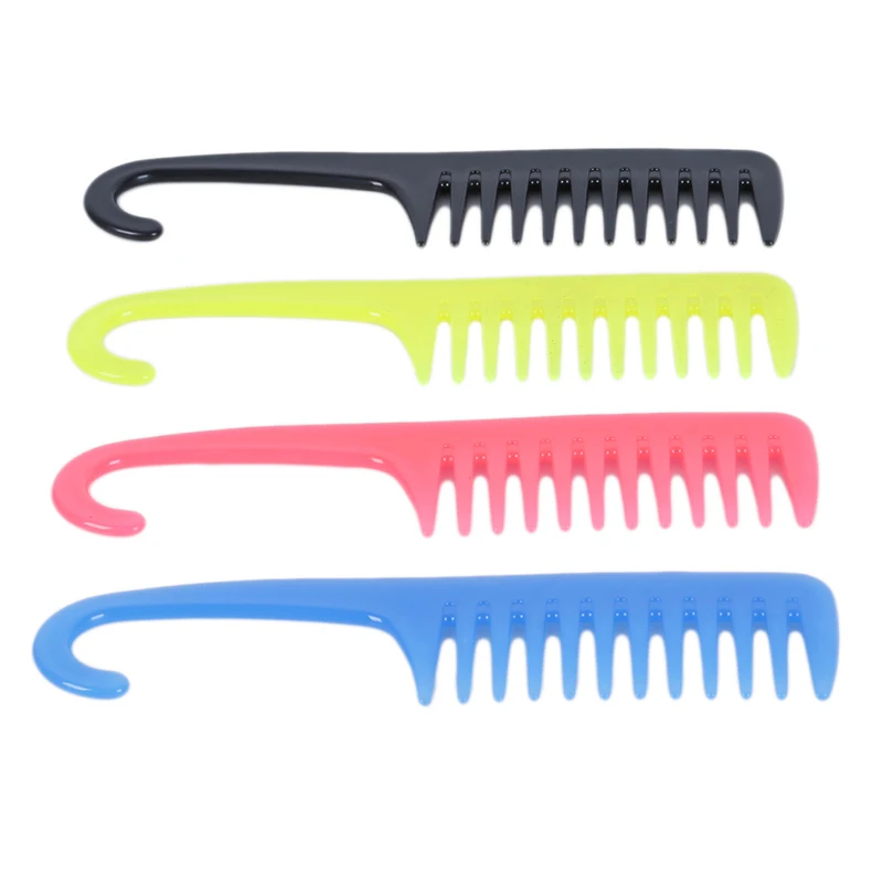 1PC Anti-Static Hair Comb Hairdressing Brushes With Hanger Shower Detangles Large Wide Tooth Comb Professional Salon Make Up
1PC Anti-Static Hair Comb Hairdressing Brushes With Hanger Shower Detangles Large Wide Tooth Comb Professional Salon Make Up