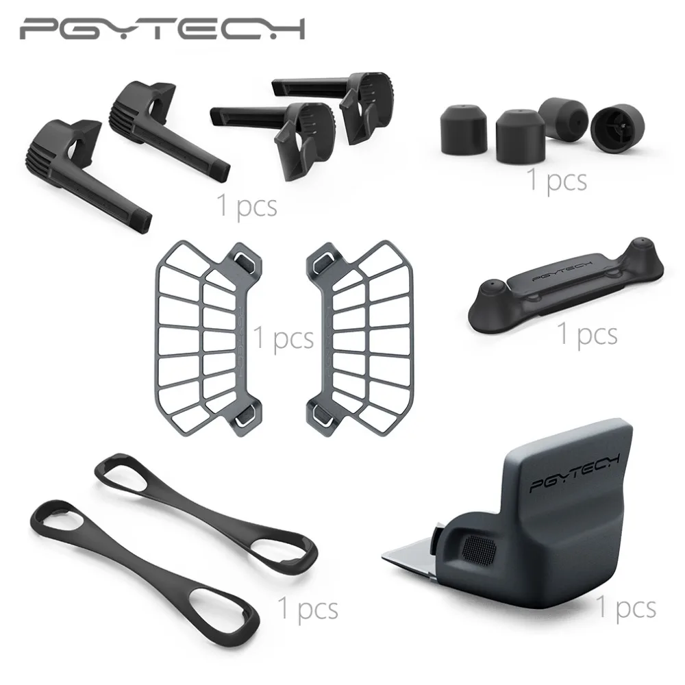 PGYTECH Combo Sale 6pcs set Landing Gear Risers & Control Stick Protector & Hand Guard&Motor Protective Cap For DJI Spark
PGYTECH Combo Sale 6pcs set Landing Gear Risers & Control Stick Protector & Hand Guard&Motor Protective Cap For DJI Spark
