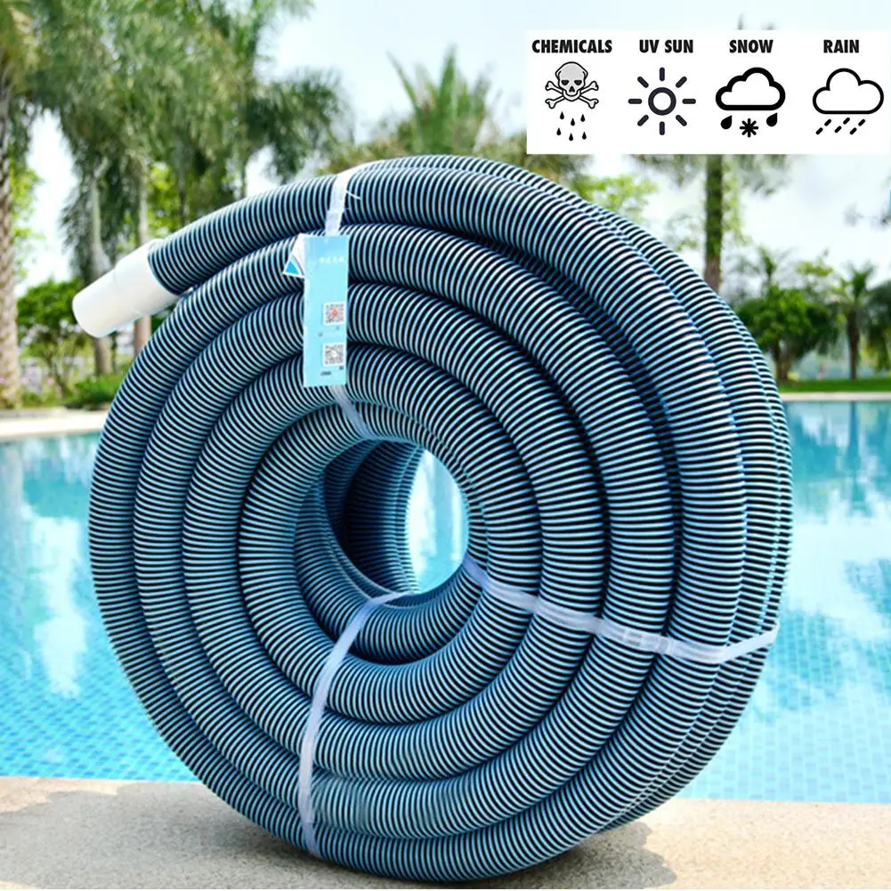 Heavy Duty In-Ground Pool Vacuum Hose with Swivel Cuff Swimming Pool Vacuum Hose Cleaning Accessories
Heavy Duty In-Ground Pool Vacuum Hose with Swivel Cuff Swimming Pool Vacuum Hose Cleaning Accessories