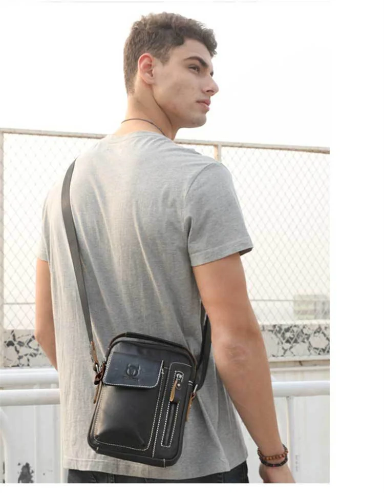Genuine Leather Male Bag top-handle Men Shoulder Crossbody Bags Messenger Small Flap Casual Zipper Handbags For phone Man Gift
Genuine Leather Male Bag top-handle Men Shoulder Crossbody Bags Messenger Small Flap Casual Zipper Handbags For phone Man Gift