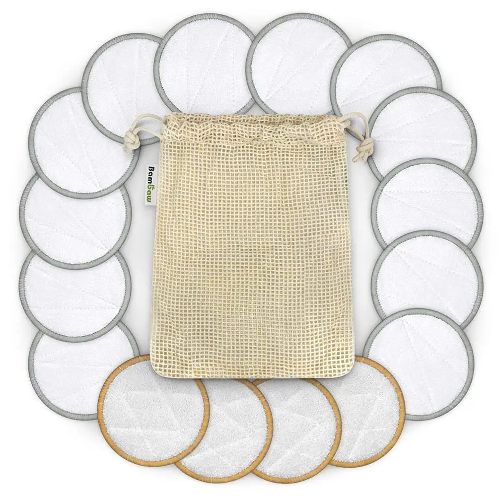 16PCS Cotton Rounds Reusable Face Cotton Pad Washable Makeup Remover Cotton Pad For Facial Cleasing Cosmetics Make Up Tools
16PCS Cotton Rounds Reusable Face Cotton Pad Washable Makeup Remover Cotton Pad For Facial Cleasing Cosmetics Make Up Tools