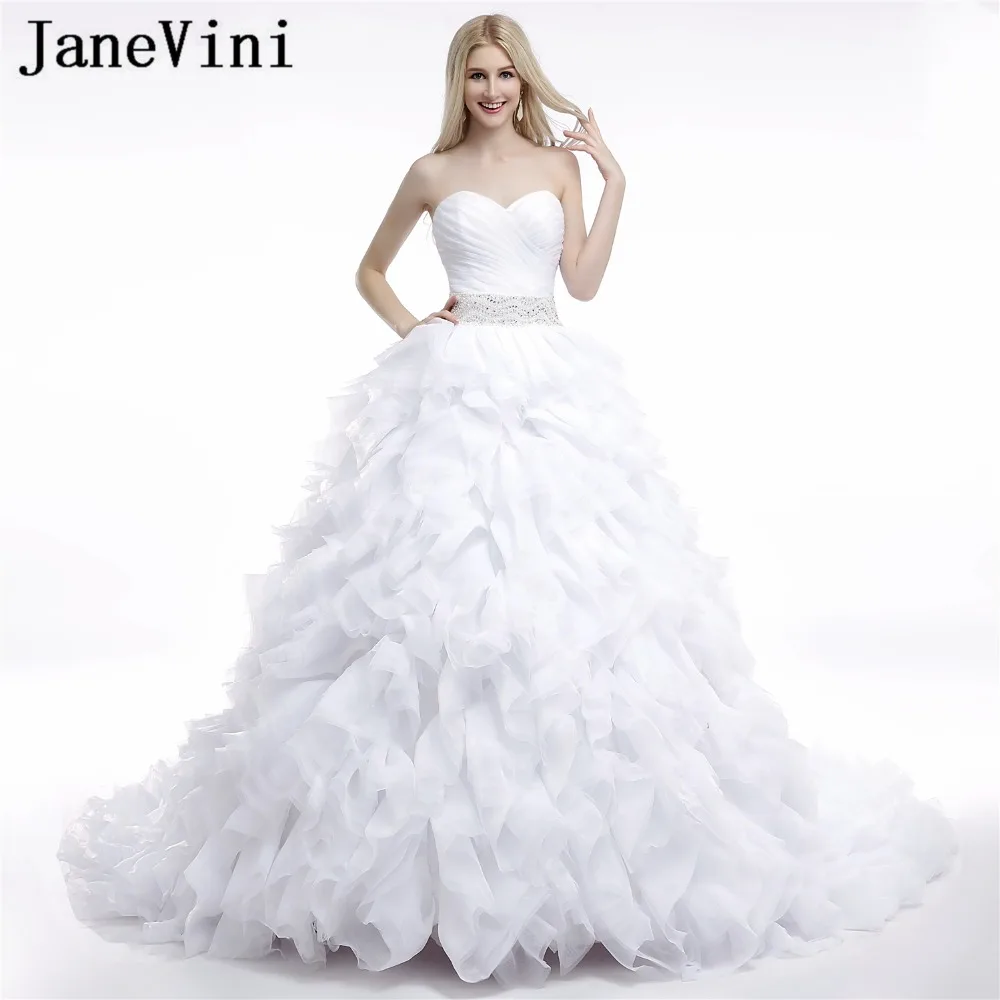 JaneVini Romantic Sweetheart 2019 Mermaid Summer Beach Dress Wedding Tulle Beading A Line White Bridal Dresses Vestaglia Sposa
JaneVini Romantic Sweetheart 2019 Mermaid Summer Beach Dress Wedding Tulle Beading A Line White Bridal Dresses Vestaglia Sposa