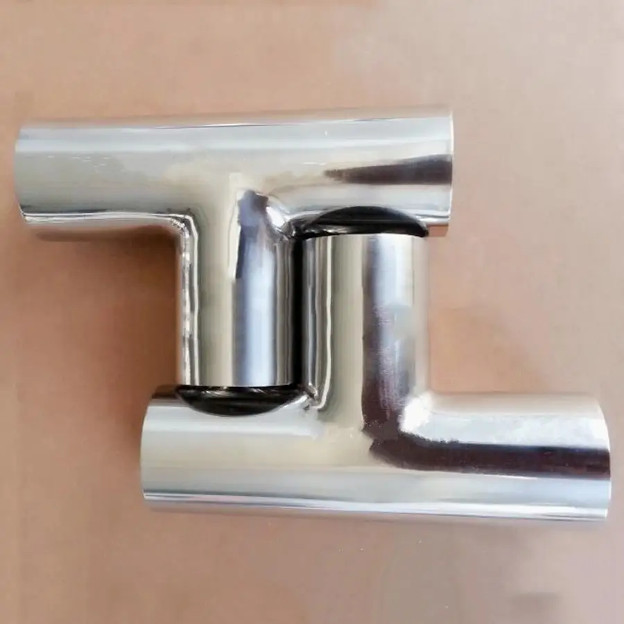 63mm 2.5" Pipe OD Butt Welding Auto Tee 3 Way 3A SUS 304 Stainless Steel Sanitary Fitting Spliter Homebrew Beer Wine
63mm 2.5" Pipe OD Butt Welding Auto Tee 3 Way 3A SUS 304 Stainless Steel Sanitary Fitting Spliter Homebrew Beer Wine