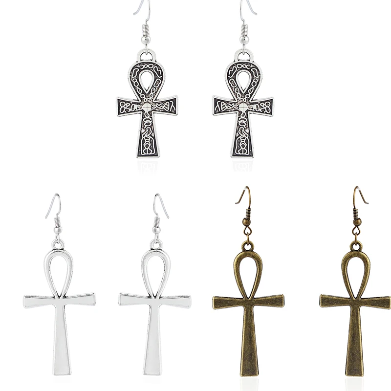 Fashion Geometric Egyptian Ankh Cross Pendant Handmade Earrings Accessories Jewelry for Women Trendy Women DIY Jewelry Making
Fashion Geometric Egyptian Ankh Cross Pendant Handmade Earrings Accessories Jewelry for Women Trendy Women DIY Jewelry Making