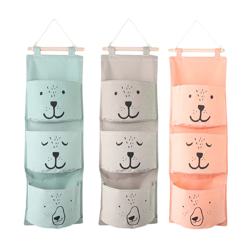 Cartoon animal Cotton Linen Hanging Storage Bag 3 Pockets Wall Mounted Wardrobe Hang Bag Wall Pouch lovely Toys Organizer
Cartoon animal Cotton Linen Hanging Storage Bag 3 Pockets Wall Mounted Wardrobe Hang Bag Wall Pouch lovely Toys Organizer