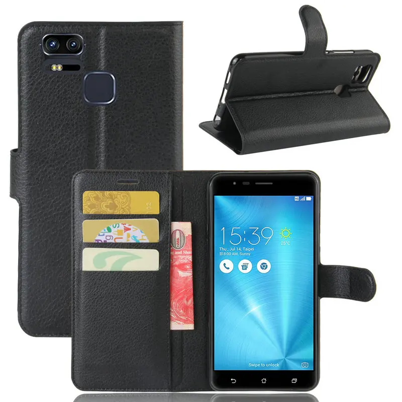 For Asus Zenfone 3 Zoom ZE553KL Wallet Flip Leather Case Phone Back Cover with Stand Etui Coque
For Asus Zenfone 3 Zoom ZE553KL Wallet Flip Leather Case Phone Back Cover with Stand Etui Coque