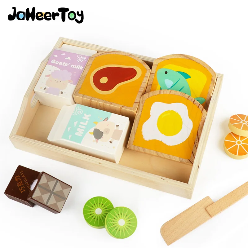 JaheerToy Animal Toast Cut Family Toys for Children Montessori Educational Wooden Toy Parent-Child Interactive Game Kitchen Set
JaheerToy Animal Toast Cut Family Toys for Children Montessori Educational Wooden Toy Parent-Child Interactive Game Kitchen Set