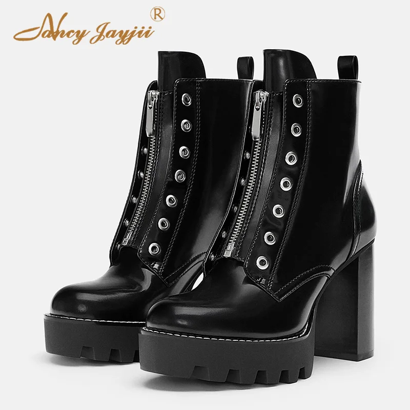 Nancyjayjii Metal Hole Zipper Platform Women’S Motorcycle Ankle Boots Genuine Leather Super High Heels Ladies Winter Short Shoes
Nancyjayjii Metal Hole Zipper Platform Women’S Motorcycle Ankle Boots Genuine Leather Super High Heels Ladies Winter Short Shoes