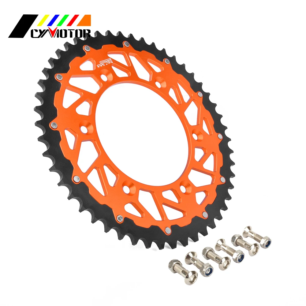 Задняя звездочка для мотоцикла KTM EXC EXE SX XCW MXC SXS XC EXCF SXF XCF XCFW LC4 125 144 150 200 250 300 350 380 400 450