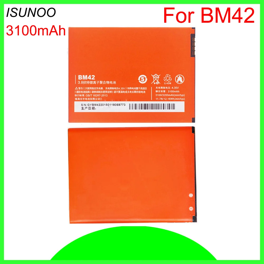 2pcs/lot BM42 Battery For Xiaomi redmi note Battery High Quality Capacity Battery Replacement
2pcs/lot BM42 Battery For Xiaomi redmi note Battery High Quality Capacity Battery Replacement