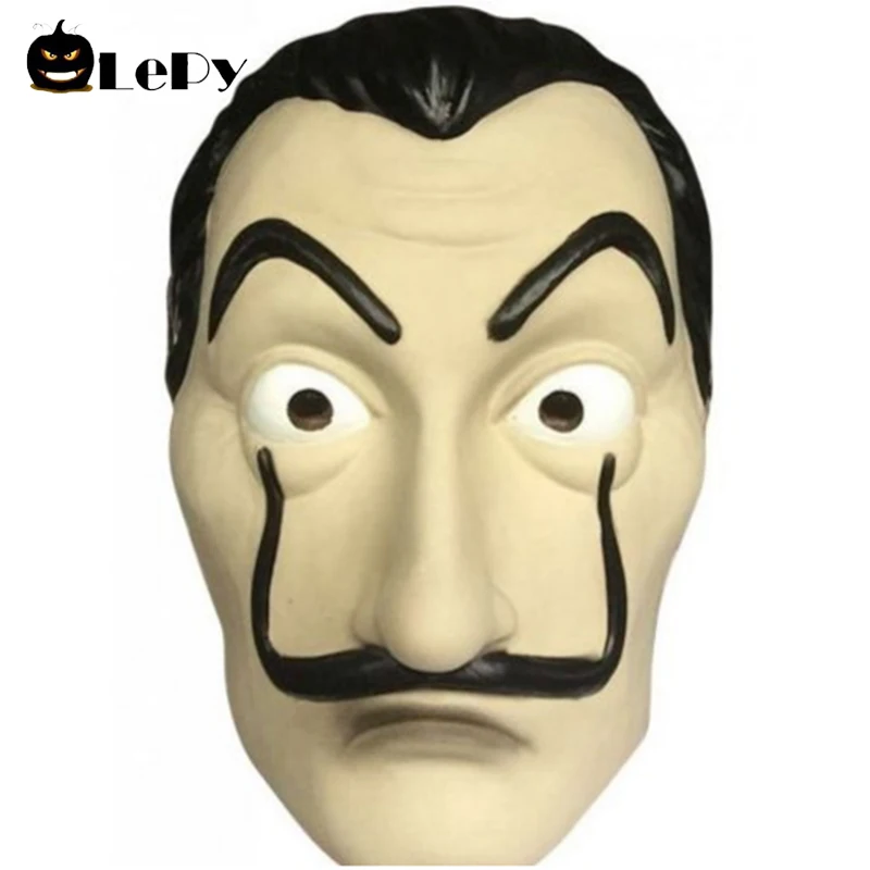 LePy 2018 Hot Sale " La Casa De Papel" Face Mask "Salvador Dali" Cosplay Movie Realistic Party Latex Masks
LePy 2018 Hot Sale " La Casa De Papel" Face Mask "Salvador Dali" Cosplay Movie Realistic Party Latex Masks