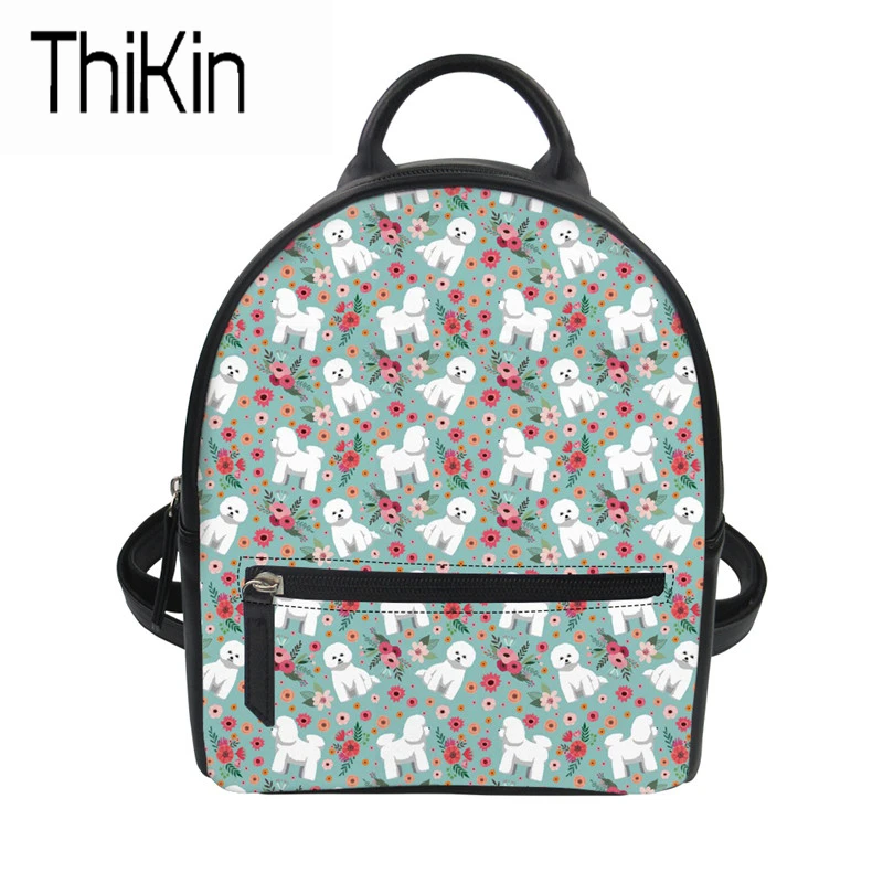Рюкзак THIKIN Женский мини-рюкзак для путешествий с цветочным принтом из