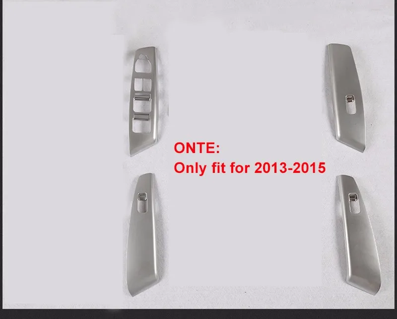 High Quality Car Styling ABS Chrome Car Door Window Switch Panel Cover Sticker Decoration For Hyundai IX35 2013-2015
High Quality Car Styling ABS Chrome Car Door Window Switch Panel Cover Sticker Decoration For Hyundai IX35 2013-2015