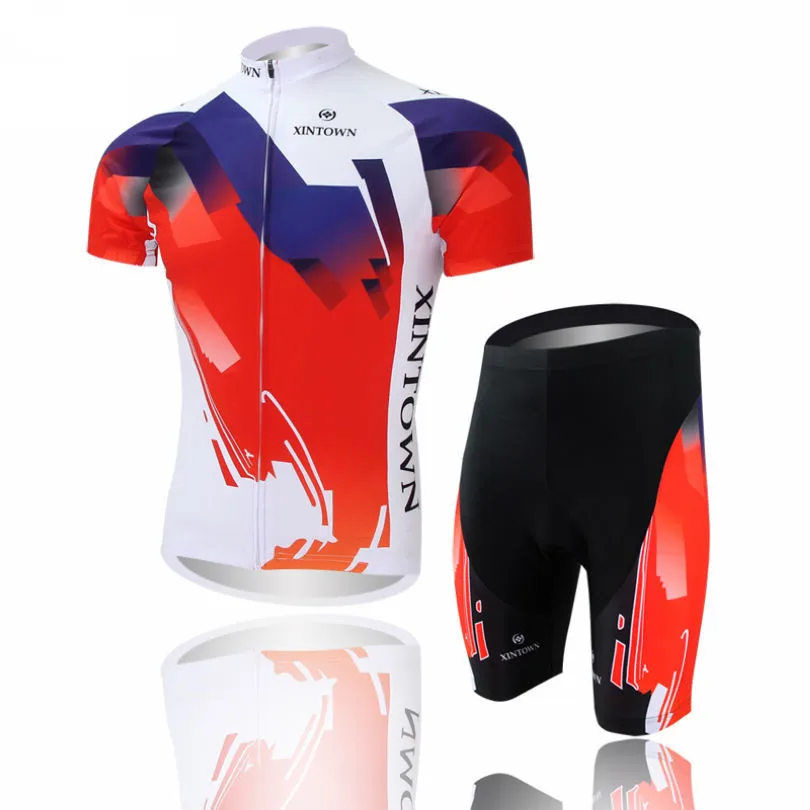 XINTOWN Breathable Racing Bicycle Sportswear Men's Red Short Sleeve Cycling Jersey Roupa Ciclismo/Cycling Clothing CC0306
XINTOWN Breathable Racing Bicycle Sportswear Men's Red Short Sleeve Cycling Jersey Roupa Ciclismo/Cycling Clothing CC0306
