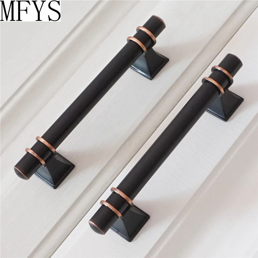 3 75 'ƌ 3'' 12 5 ''черный медный ящик тянет рукоятку ручки кухонного шкафа
