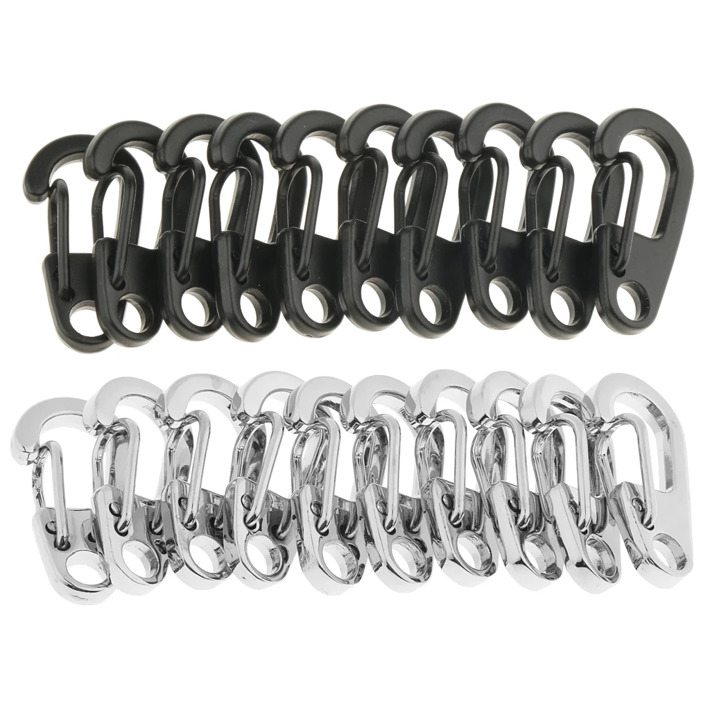 10Pcs Alloy Key Buckle Snap Spring Clip Hook Carabiner Keychain Keyring 26mm for Backpacking Camping Hiking Cycling Kayaking
10Pcs Alloy Key Buckle Snap Spring Clip Hook Carabiner Keychain Keyring 26mm for Backpacking Camping Hiking Cycling Kayaking