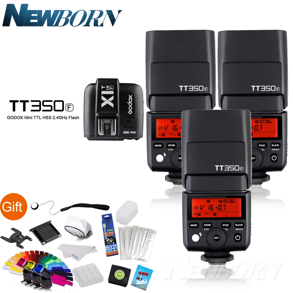 3XGodox Flash Speed lite TTL TT350F высокоскоростная 1/8000s GN36 2,4G Беспроводная система X + триггер передатчика для фотоаппарата Fuji Fujifilm
3XGodox Flash Speed lite TTL TT350F высокоскоростная 1/8000s GN36 2,4G Беспроводная система X + триггер передатчика для фотоаппарата Fuji Fujifilm
