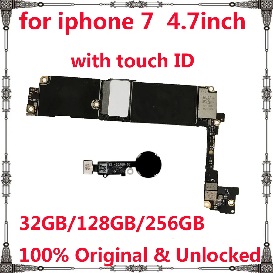 32GB 128GB 256GB for iphone 7 Mainboard 100% Original unlocked Motherboard with / without touch ID High quality IOS system plate
32GB 128GB 256GB for iphone 7 Mainboard 100% Original unlocked Motherboard with / without touch ID High quality IOS system plate