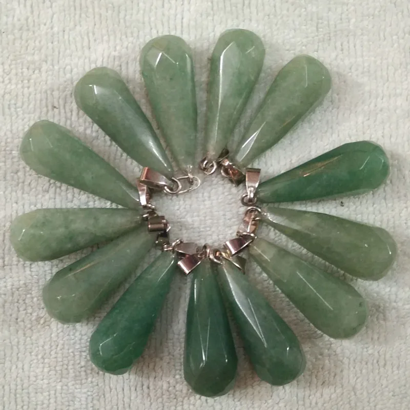 wholesale 20pcs/lot good quality natural green aventurine long water drop cut surface pendants charms for jewelry making free
wholesale 20pcs/lot good quality natural green aventurine long water drop cut surface pendants charms for jewelry making free