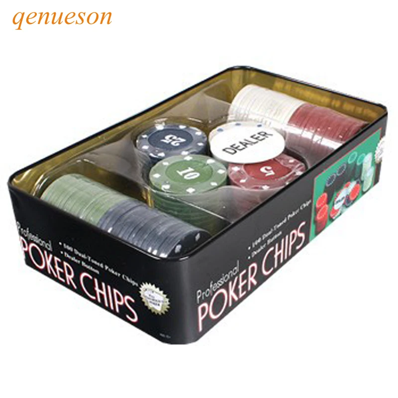 New Hot High quality Casino chips Texas Poker 100 game tokens plastic poker 1 / 5 10 25 four par qenueson|poker 100|casino chipsplastic |
