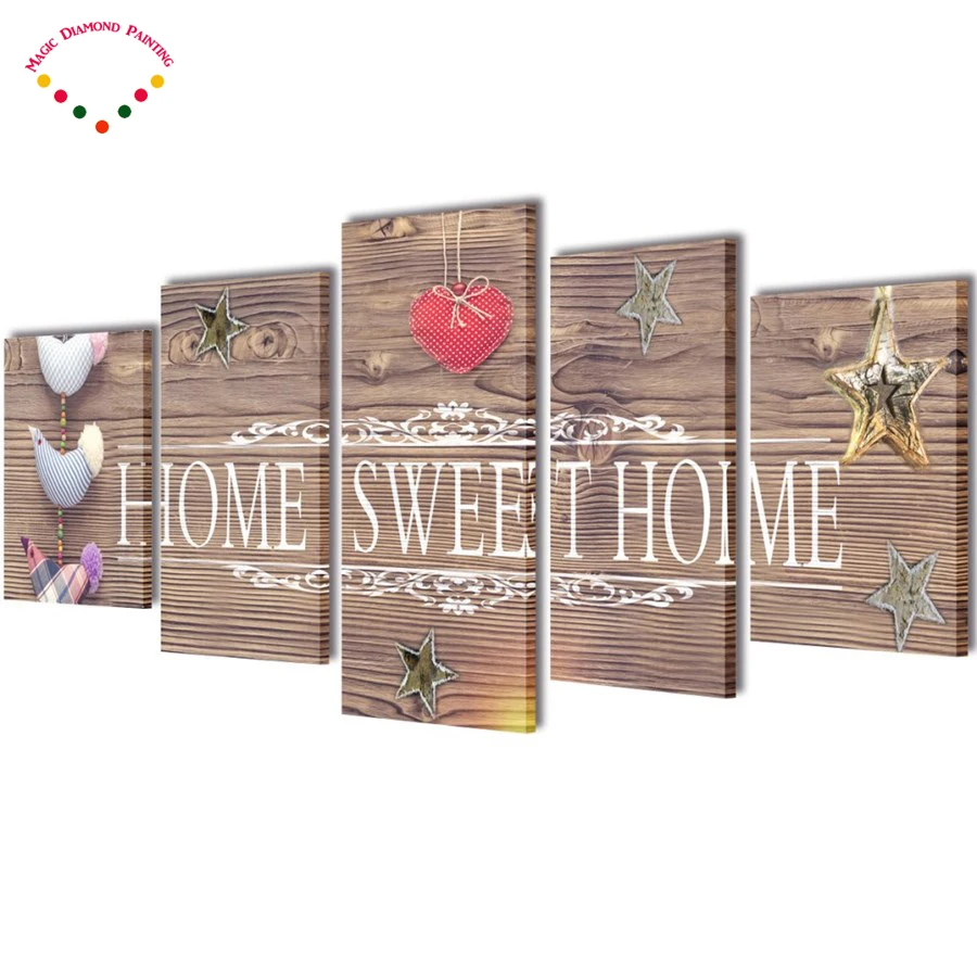 5pcs DIY diamond embroidery sweet home 5D diamond painting Cross Stitch full square/Round Rhinestone mosaic home decoration
5pcs DIY diamond embroidery sweet home 5D diamond painting Cross Stitch full square/Round Rhinestone mosaic home decoration