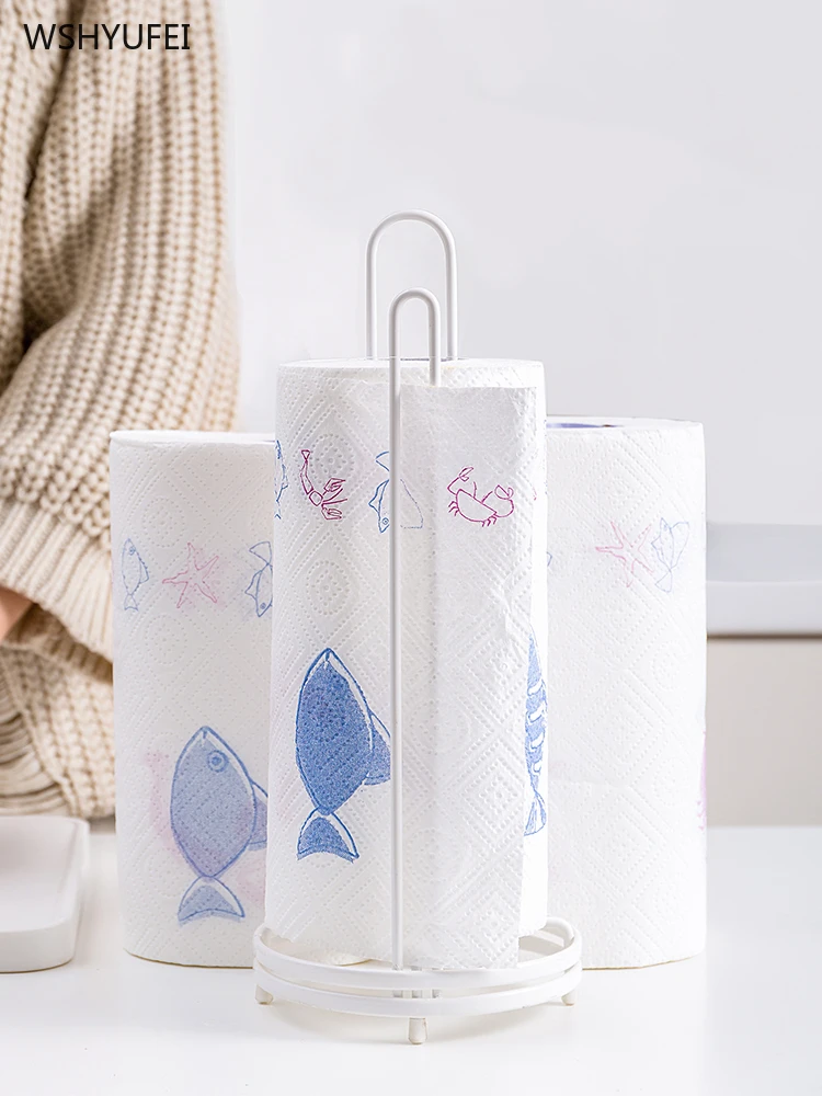 Direct Japanese-style three-dimensional home kitchen paper towel storage rack desktop roll holder plastic wrap storage rack
Direct Japanese-style three-dimensional home kitchen paper towel storage rack desktop roll holder plastic wrap storage rack