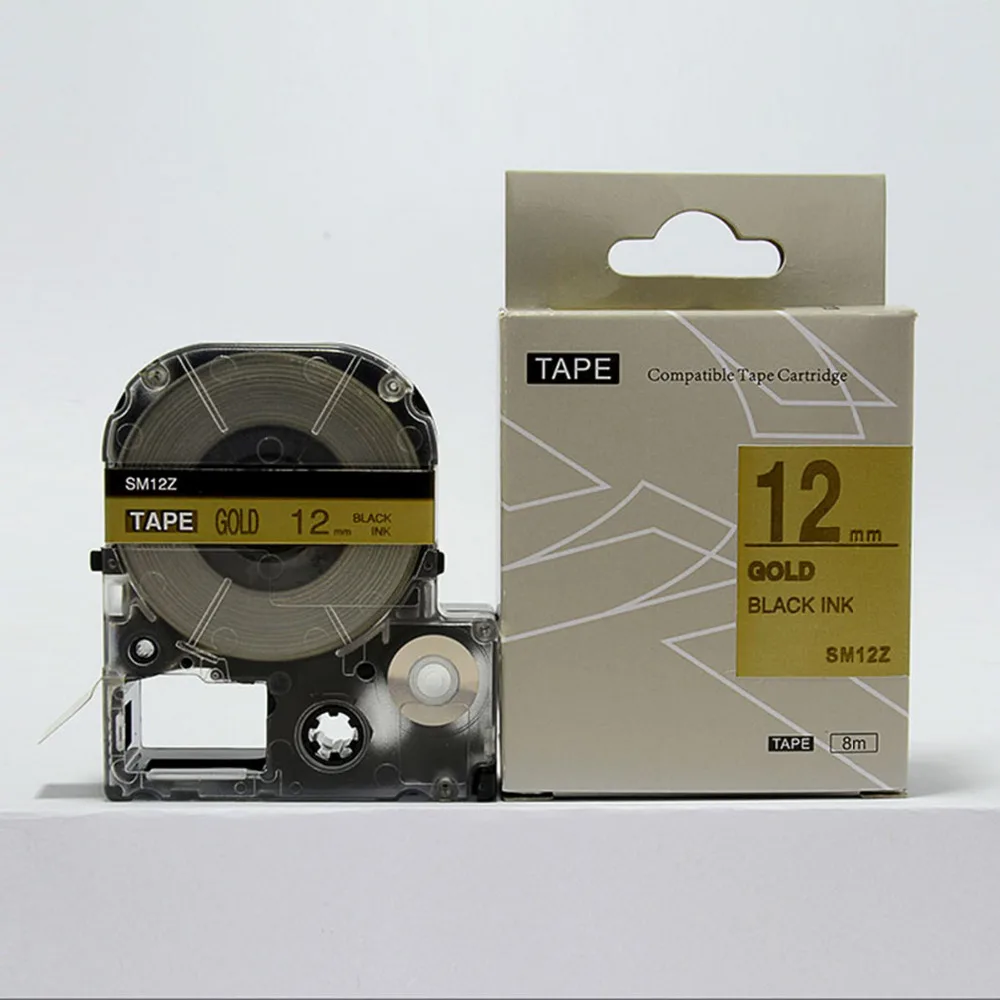 Бесплатная доставка 3PK/лот KINGJIM SM12ZW черный на золотом для labelworks SM12ZW Совместимость для LW-300 LW-400 этикеток
Бесплатная доставка 3PK/лот KINGJIM SM12ZW черный на золотом для labelworks SM12ZW Совместимость для LW-300 LW-400 этикеток
