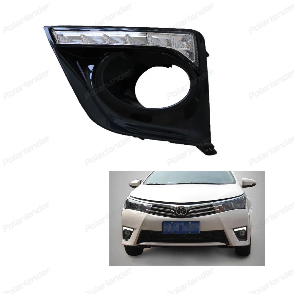 Автоматическая лампа DRL Для T/oyota C/orolla DRL Altis 2014-2015 Светодиодный сигнал drl дневные ходовые огни противотуманный чехол 
Автоматическая лампа DRL Для T/oyota C/orolla DRL Altis 2014-2015 Светодиодный сигнал drl дневные ходовые огни противотуманный чехол