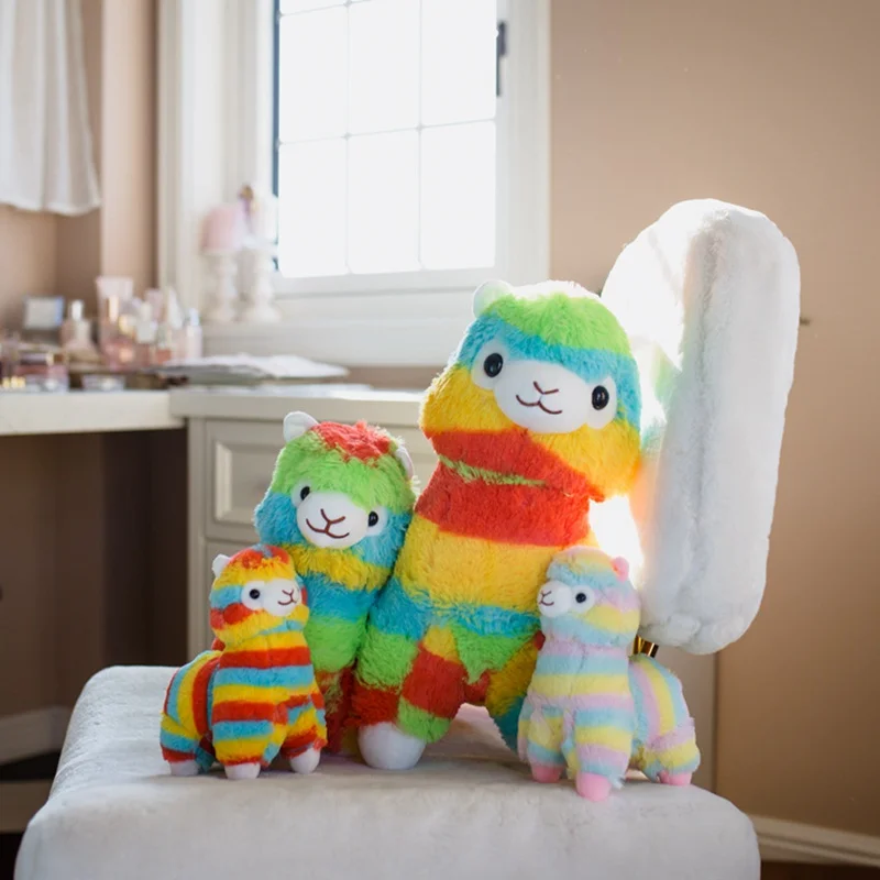 35cm/50cm Colorful Rainbow Alpaca Plush Toy Soft Cute Alpaca Stuffed Cartoon Animal Doll Baby Accompany Toys Kids Birthday Gifts
35cm/50cm Colorful Rainbow Alpaca Plush Toy Soft Cute Alpaca Stuffed Cartoon Animal Doll Baby Accompany Toys Kids Birthday Gifts