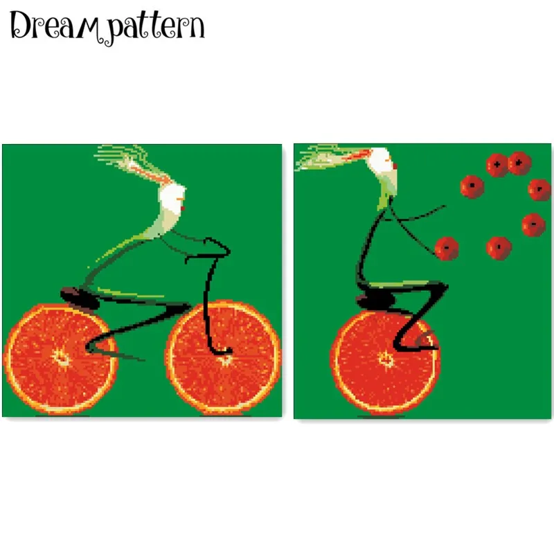 Vegetables are crazy cross stitch package cartoon orange 14ct green cloth cotton thread embroidery DIY handmade needlework
Vegetables are crazy cross stitch package cartoon orange 14ct green cloth cotton thread embroidery DIY handmade needlework