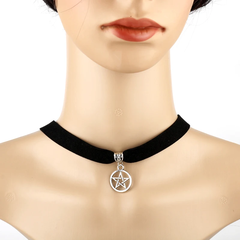 Super Natural Necklace for Women Devil's Trap Pentagram Black Rope Choker Choker Jewellery Necklaces for Teen Girls
Super Natural Necklace for Women Devil's Trap Pentagram Black Rope Choker Choker Jewellery Necklaces for Teen Girls
